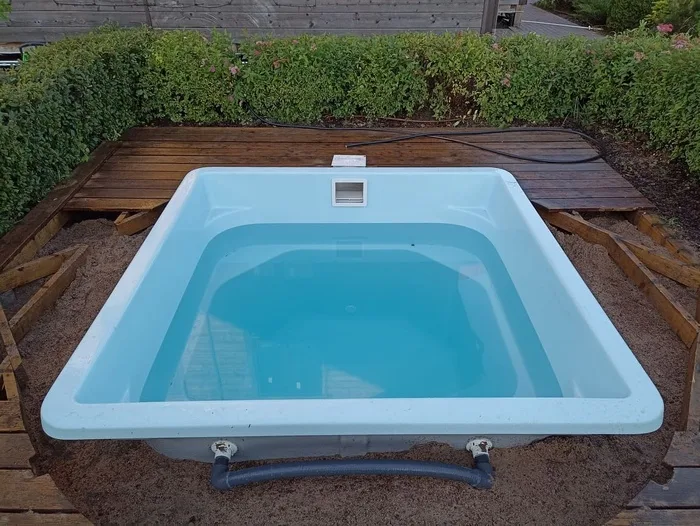 Композитная купель Laguna 2 — установка в Тихвине