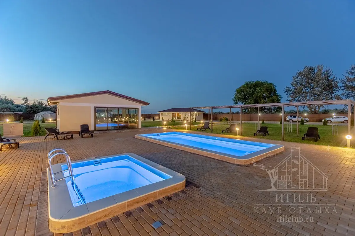 Композитная купель Laguna 3 — установка в Тихвине