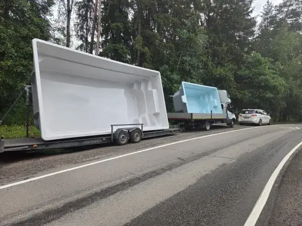 Доставка бассейна в Тихвине